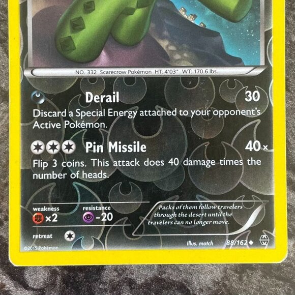 Pokemon Card Cacturne XY Breadthrough BKT 88/162 - Picture 6 of 7